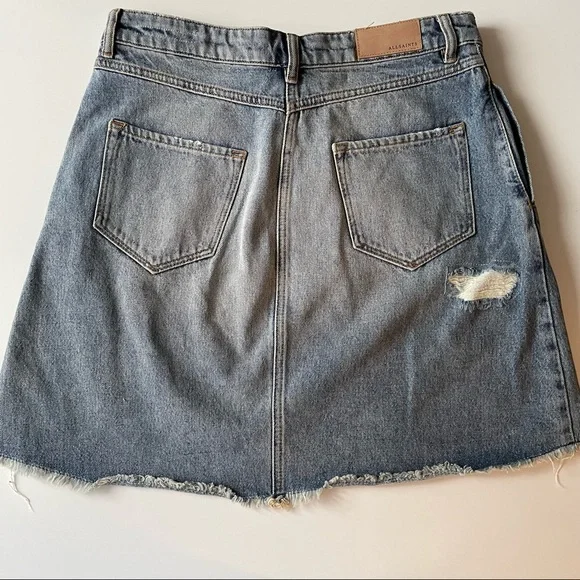 All Saints Denim Mini Skirt - Picture 5 of 15